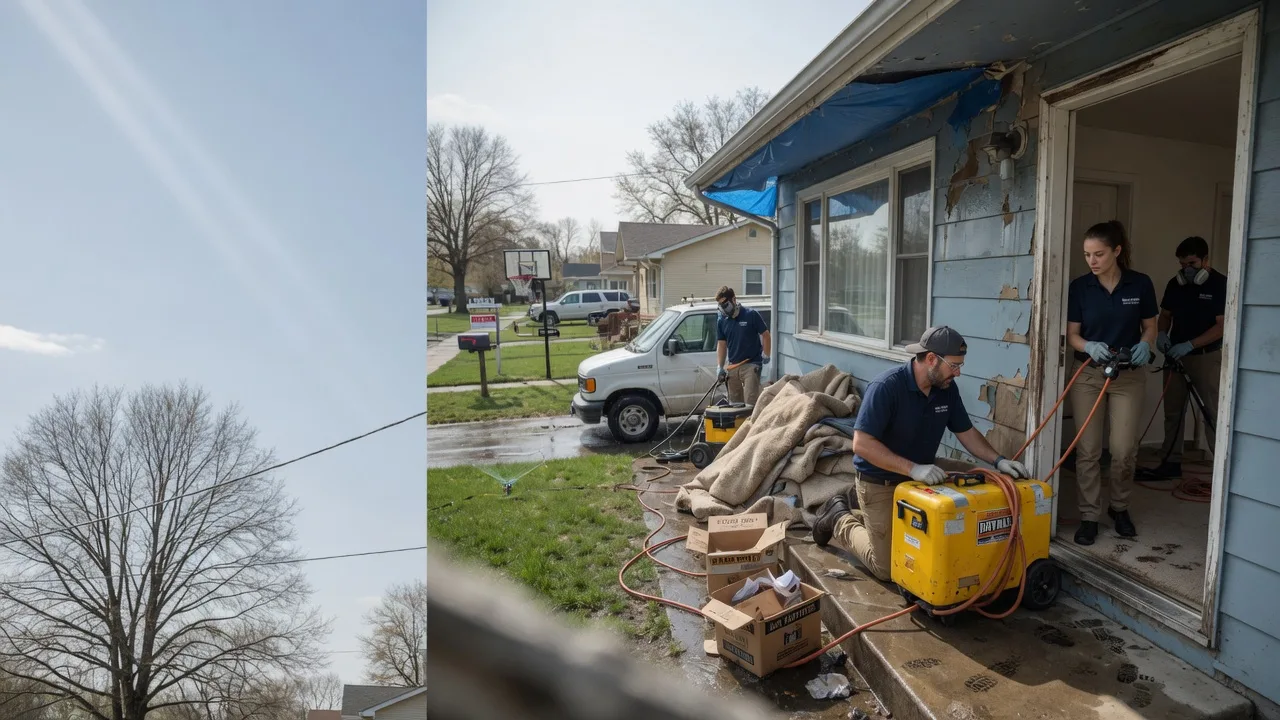 Basement Flood Cleanup in Circleville, OH near me